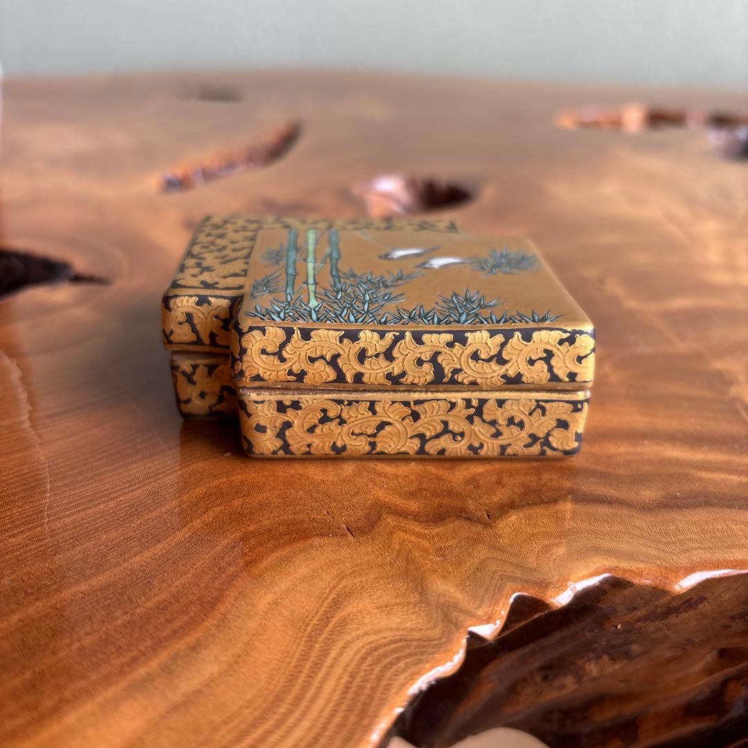 九谷焼 香合 清水翠東作 茶道具 共箱