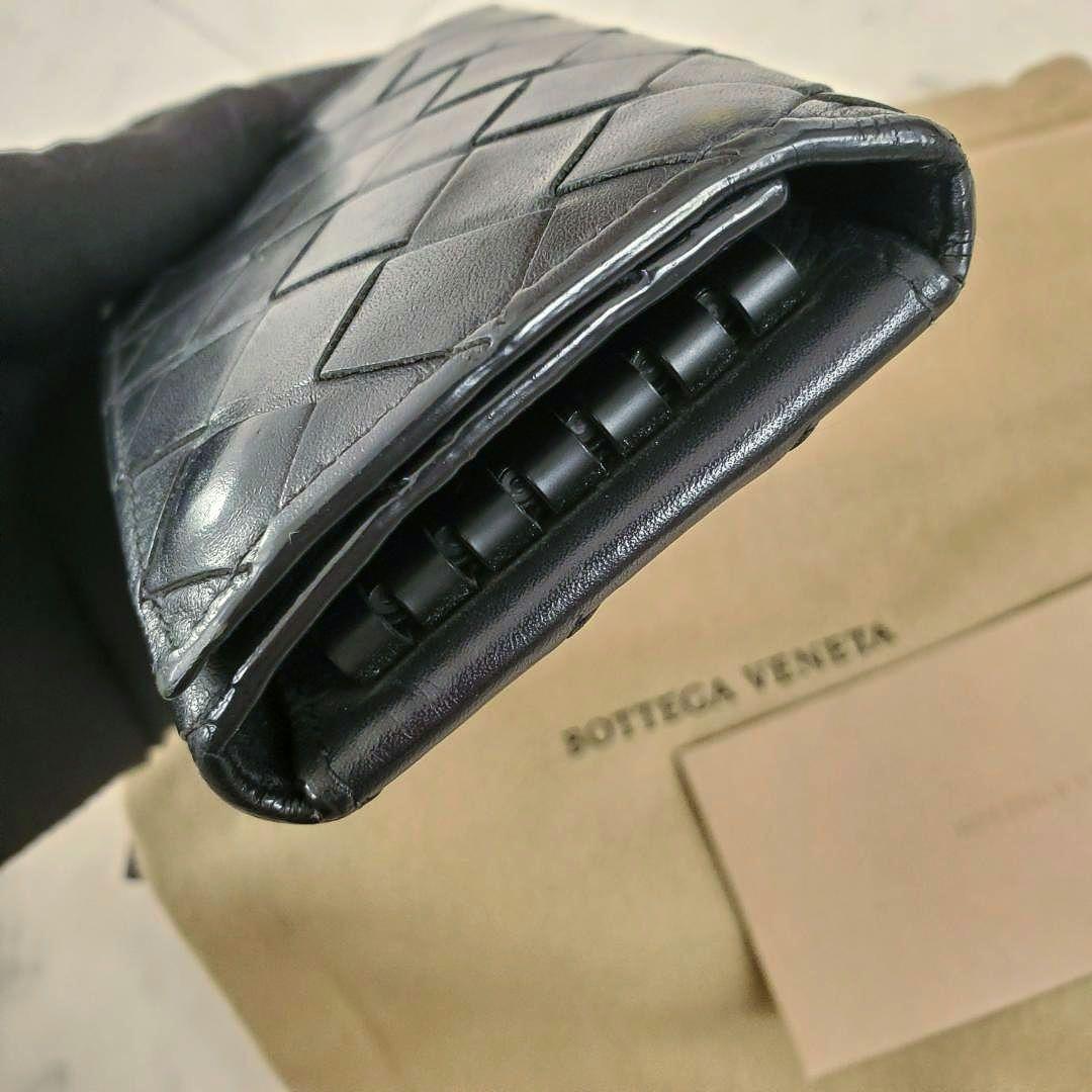 Bottega Veneta ボッテガ キーケース 黒 ブラック イントレ 6連