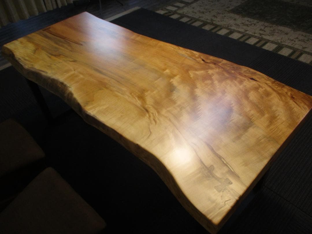 せ*き様 # 1194■　専用　栃　トチ　テーブル　　ダイニング　座卓　一枚板