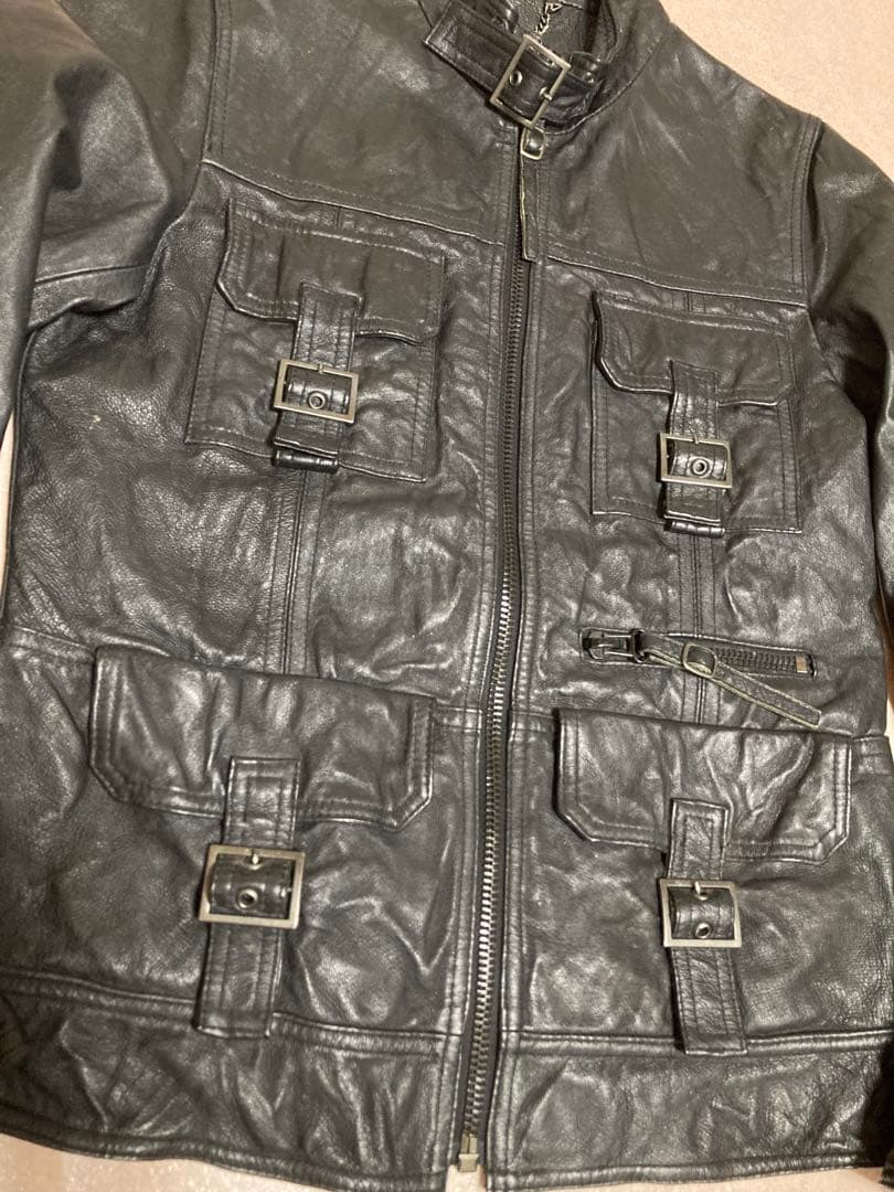 ぴよよarchive riders Gimmick leather JKT