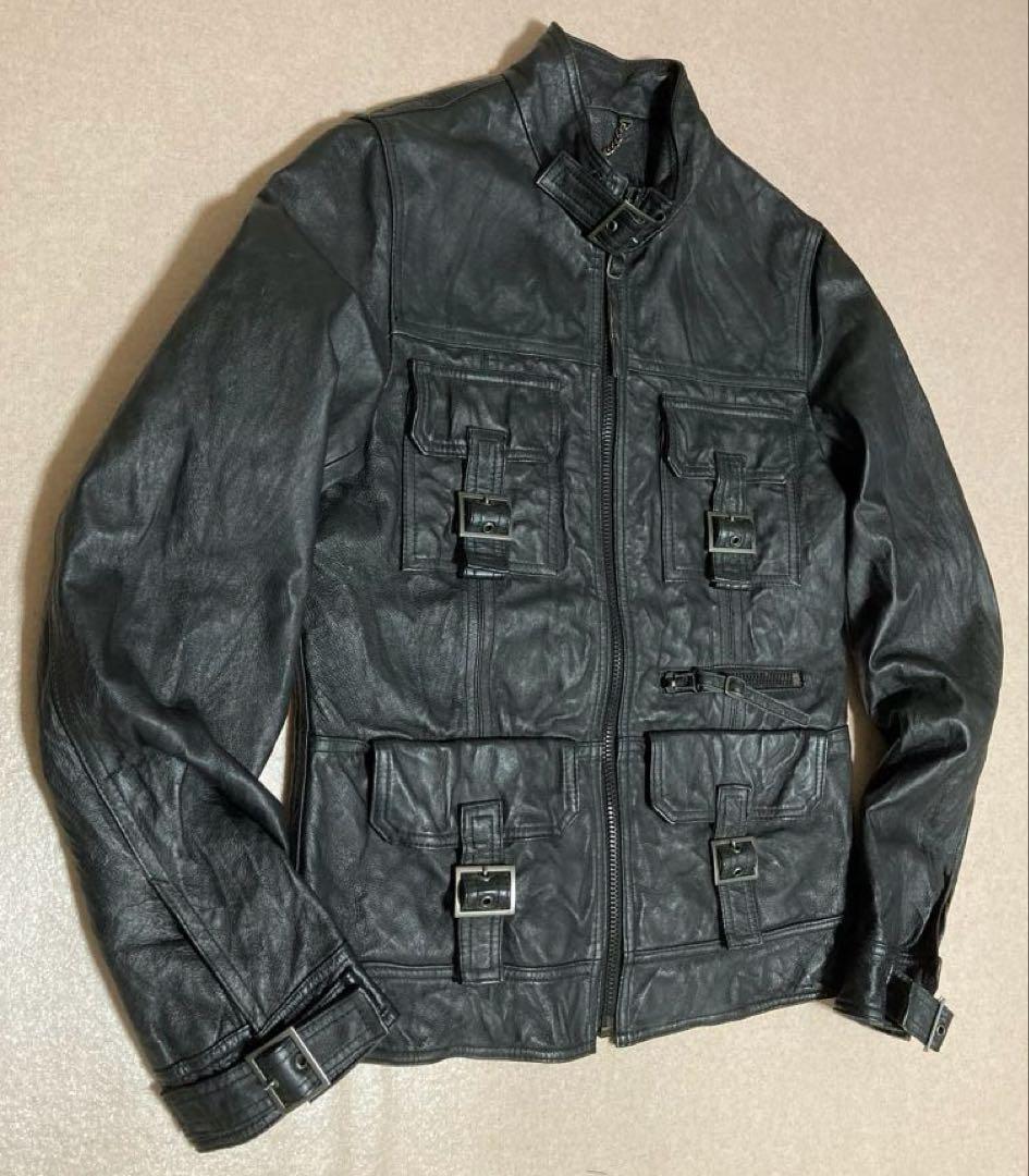 ぴよよarchive riders Gimmick leather JKT
