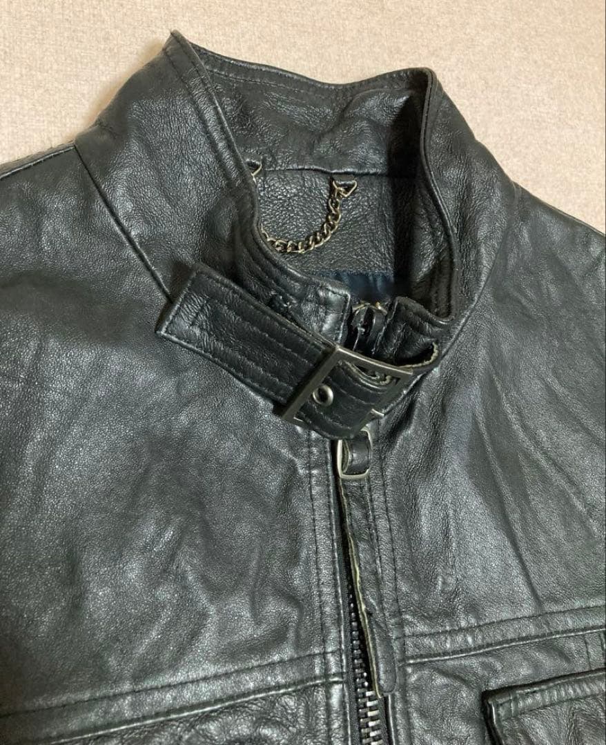 ぴよよarchive riders Gimmick leather JKT