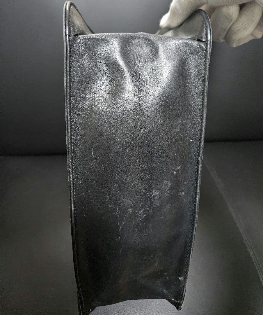 【中古】Gucci グッチ ワンショルダーバック レザー ブラック