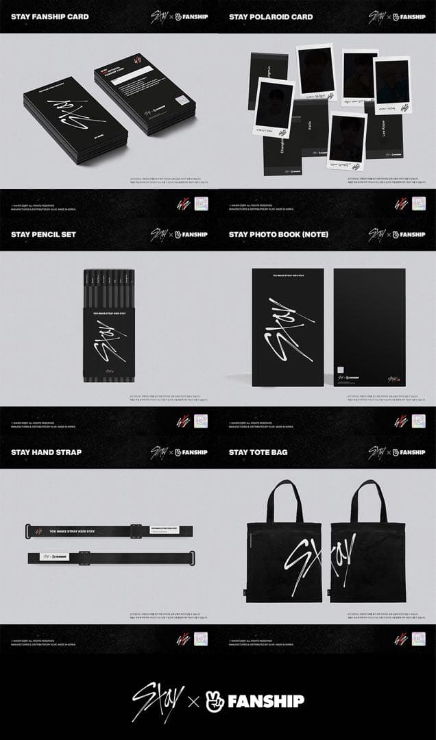 スキズ VLIVE FANSHIP STAY1期 FC1期 ウェルカムキット