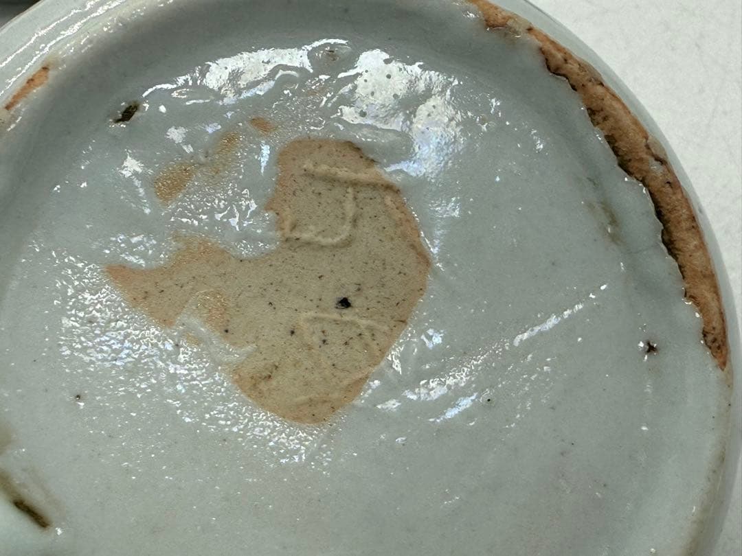 中国　明時代　紅緑彩　元興　寿紋小皿5点　アンティーク　送料込み251022