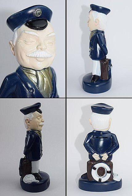 1980’ｓ キャプテン マリン ビンテージ 貯金箱 アドバタイジング ソフビ