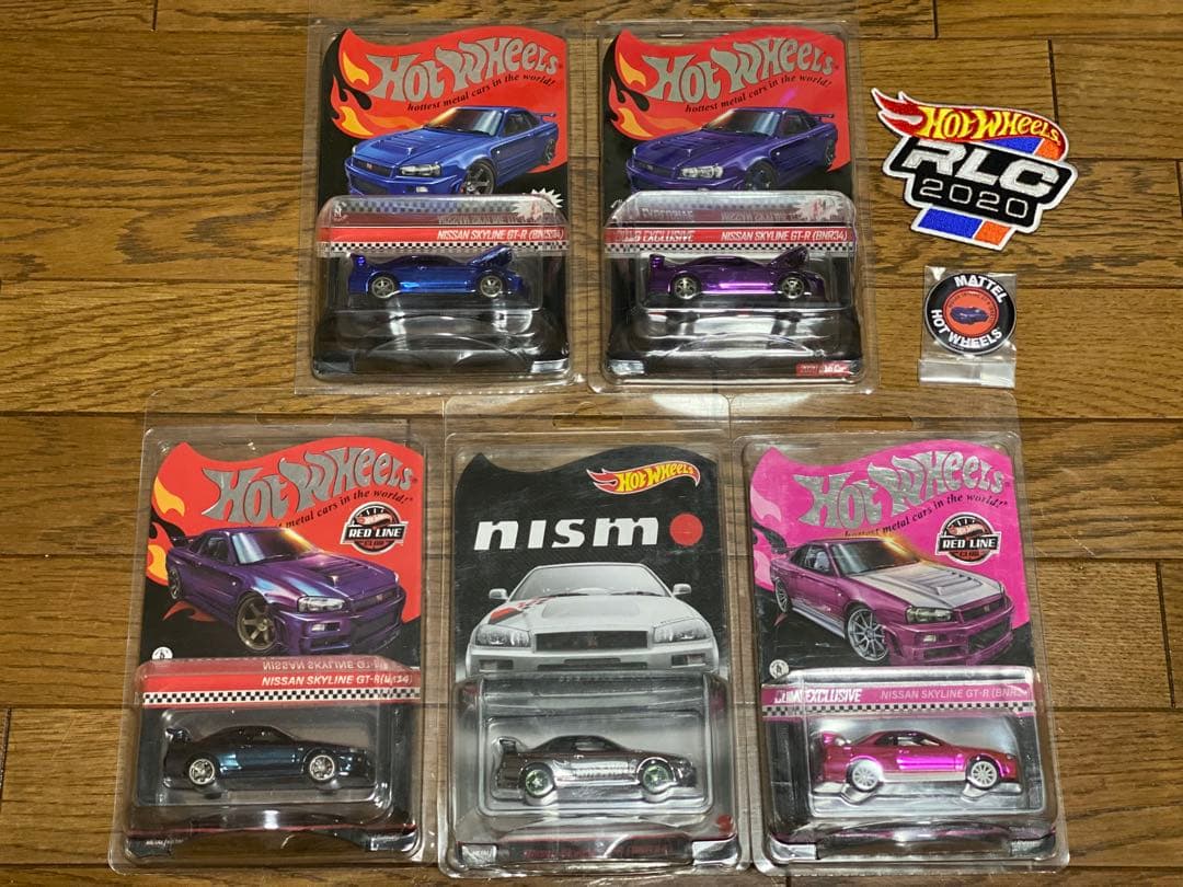 ホットウィール　RLC 日産スカイラインGTR R34 コンプリートセット