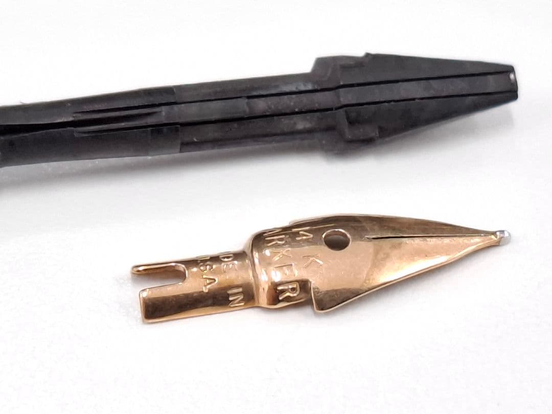 希少　パーカー　PARKER 45　インペリアル？　XF(極細)　14Kニブ