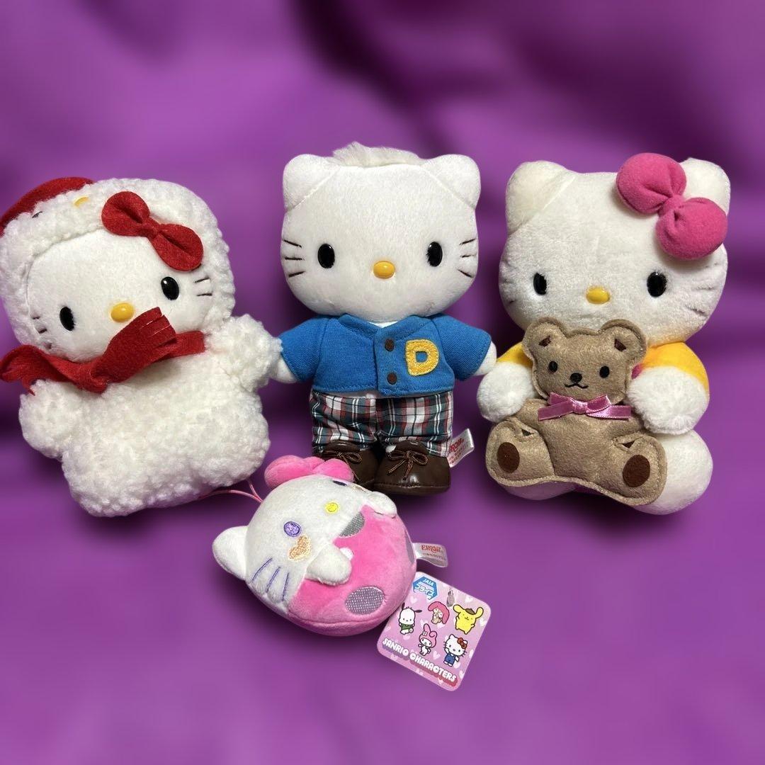 レトロ☆ハローキティ ぬいぐるみマスコット まとめ売り☆レア