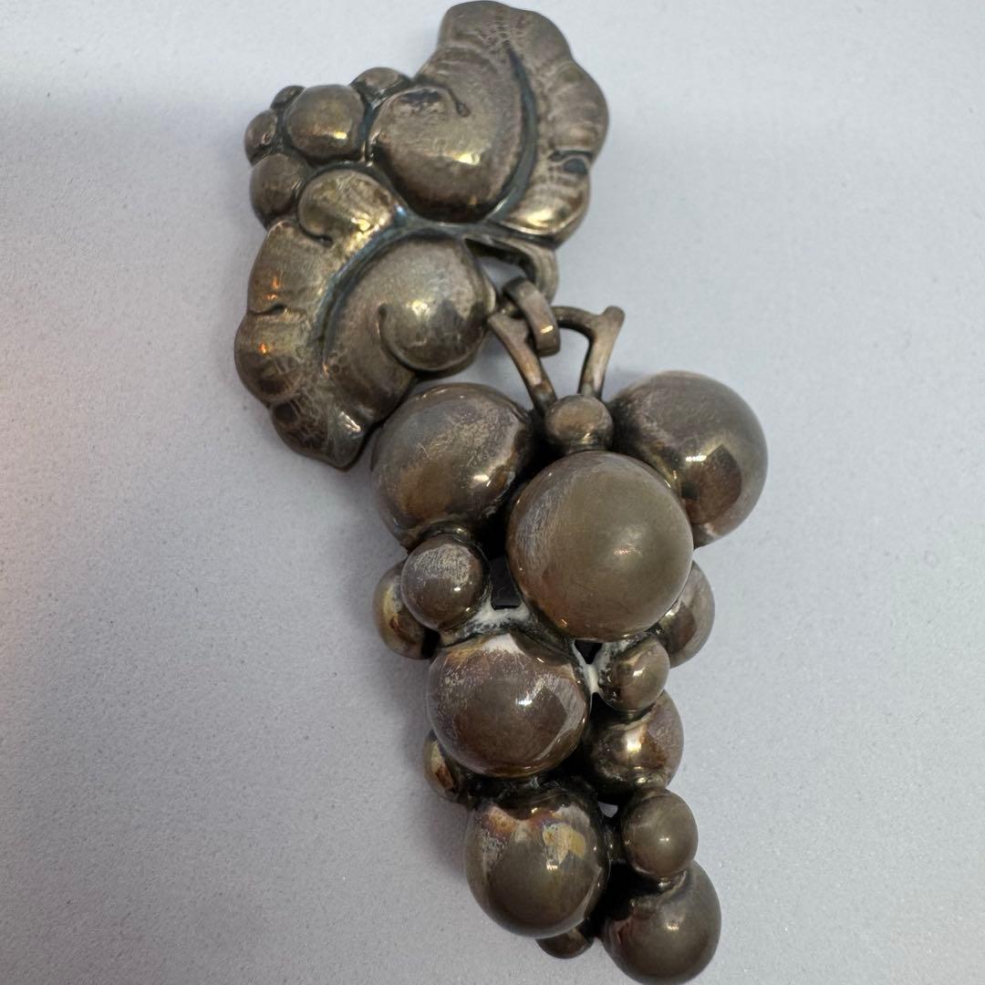   ジョージジェンセン 217B 葡萄 ブローチ