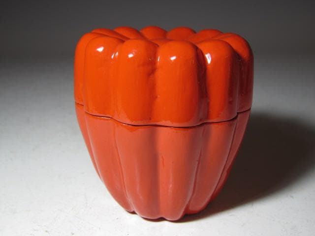 飛来一閑 菊大棗 裏千家 十五代 鵬雲斎花押！o551