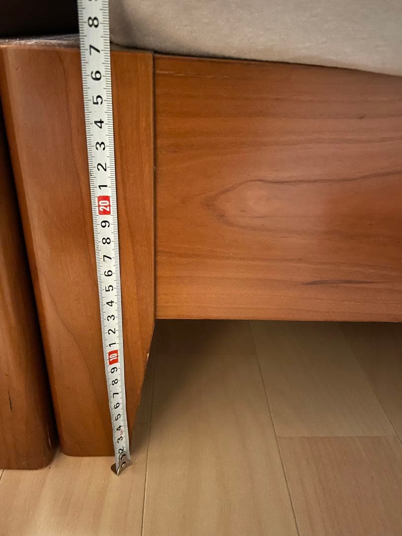 mei1台目　ベッドフレームシングル2台セット