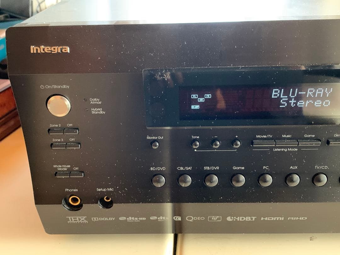 動作品　Integra DHC-80.6 AV アンプ　ONKYO