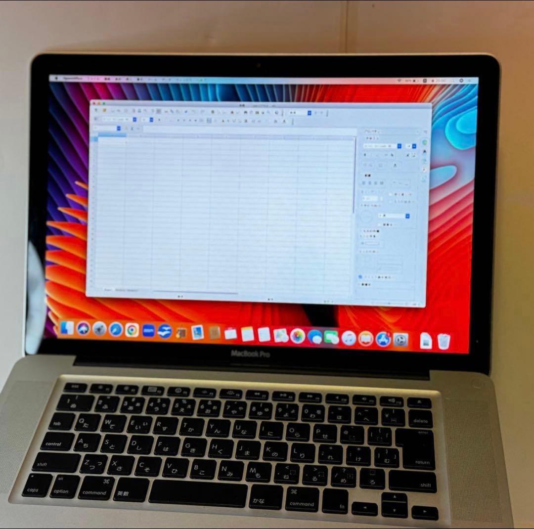MacBook Pro 15㌅ A1286 ZOOM/互換Officeすぐ使える
