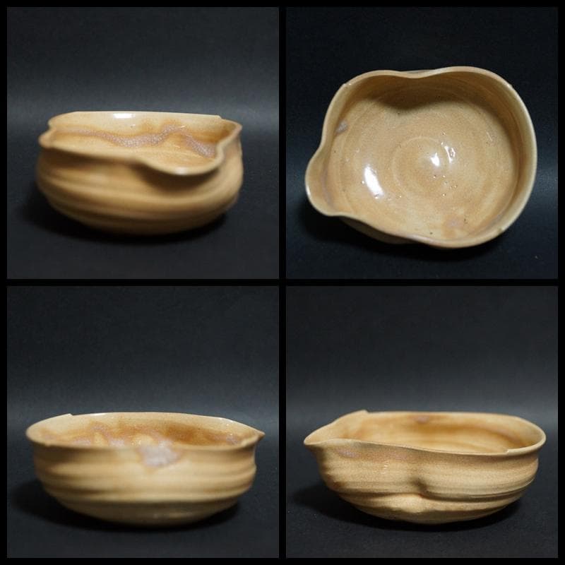 萩焼 小ぶり宝瓶/湯冷まし/煎茶碗(五客) 造形 煎茶道具☆★時代物★