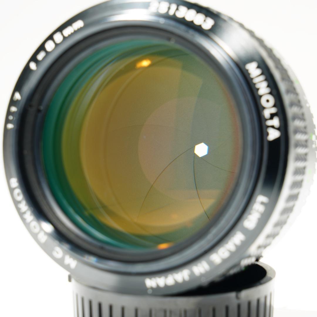 【極美品】ミノルタ MC-ROKKOR PF 85mm F1.7 後 663