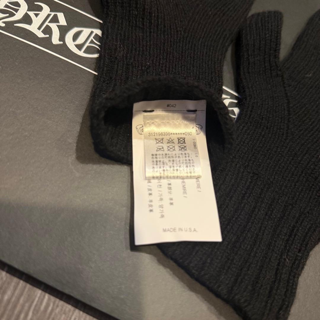 CHROME HEARTS クロスパッチ　カシミヤ　グローブ　新品未使用