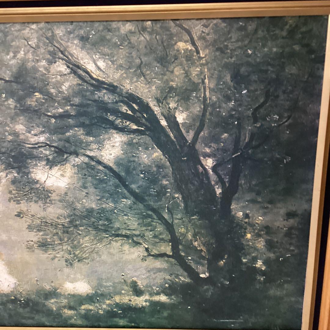 ジャン=バテクストカミーユ・コロー【モルト　フォンテーヌの追憶】プリハード複製画