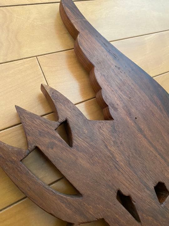 本物 実物 ネイビーシールズ 米海軍特殊部隊US.NAVY 天然木 特大 壁掛け