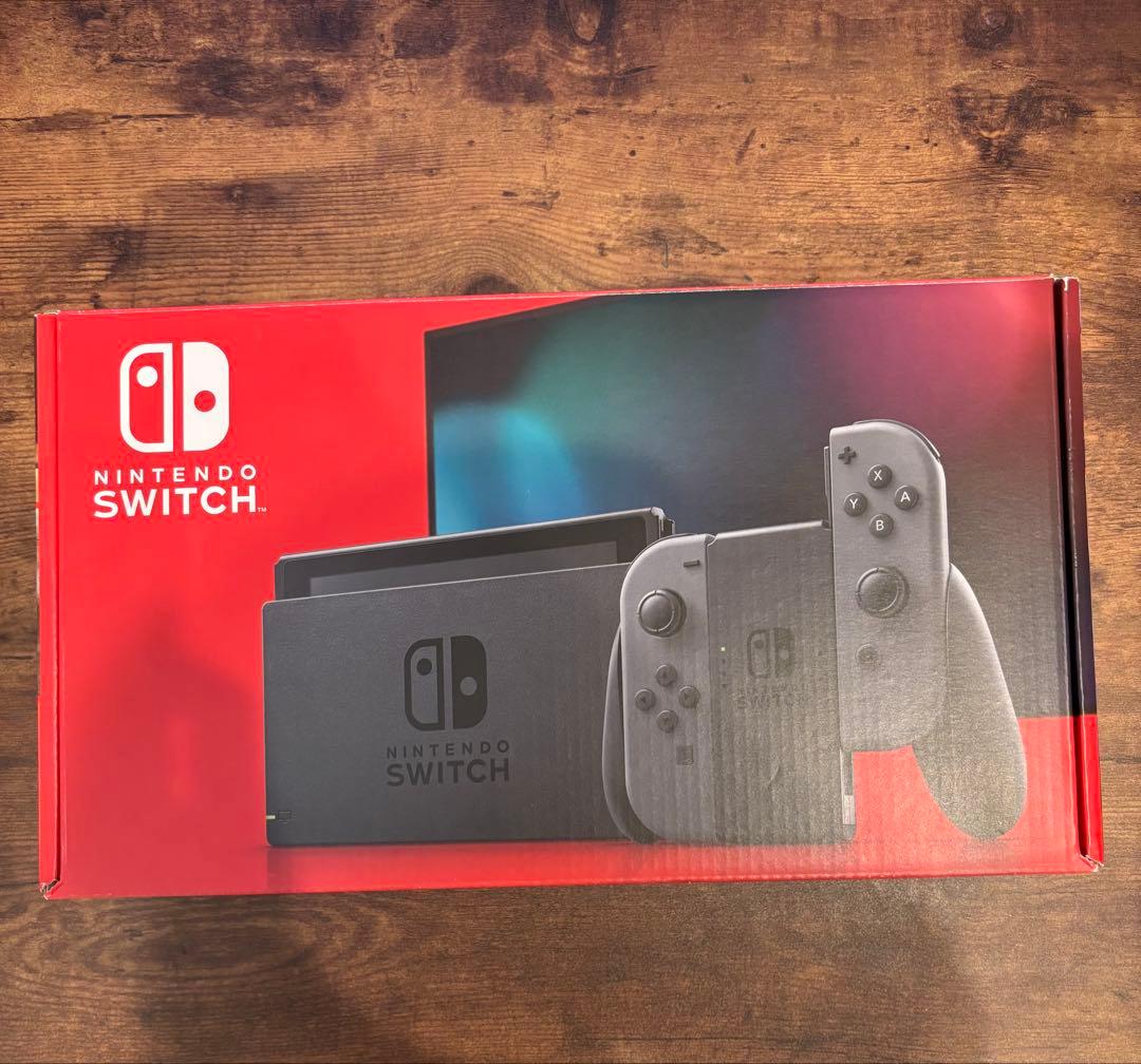 Nintendo Switch 本体 グレー・Joy-Con黒・黒