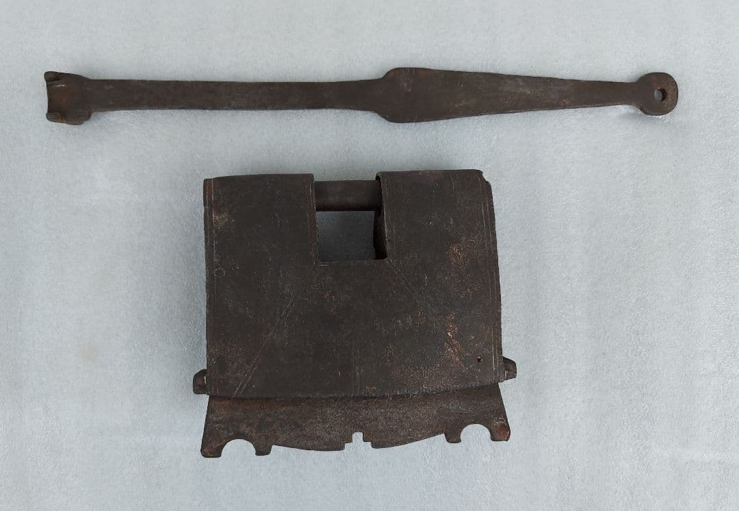 稀少/1920年代/蔵用の錠前/鍵付き