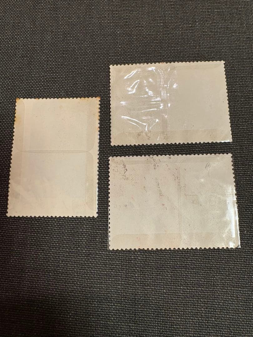 【値下げ】中国切手 毛沢東主席 3種 使用済み消印あり