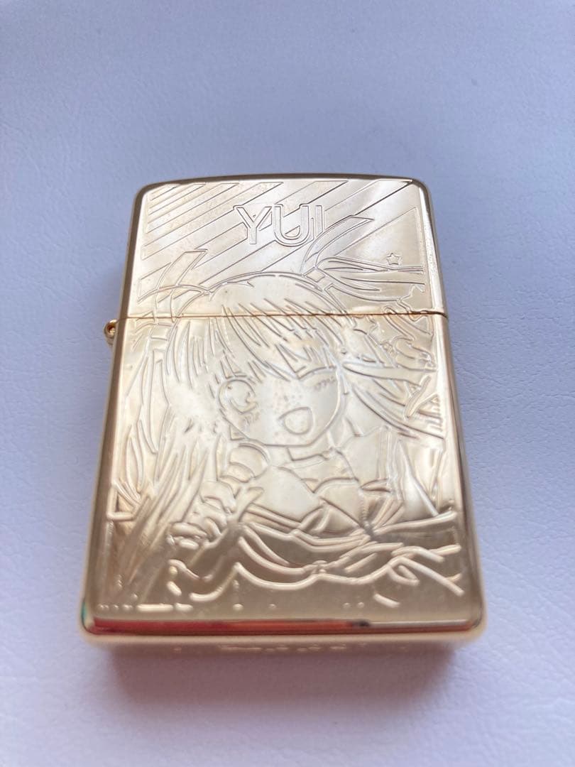 【未使用】Angel Beats! zippo ユイ GoldLimIted