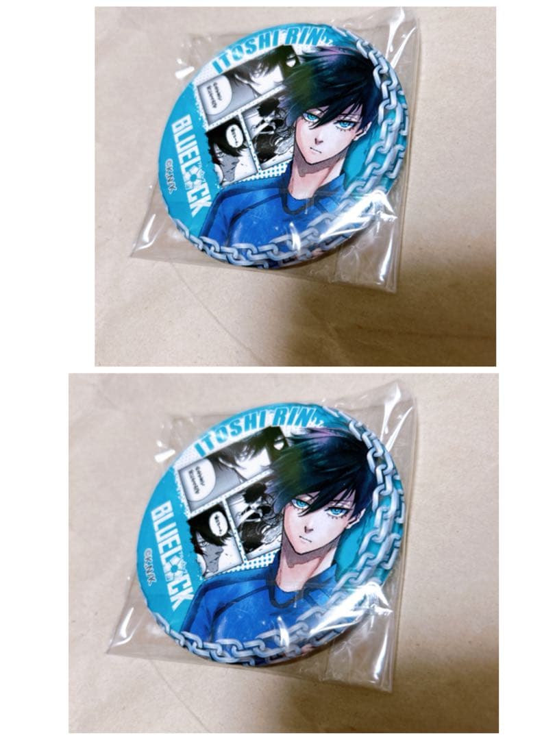 ブルーロック　糸師　凛　プリンセスカフェ　缶バッジ　ほか