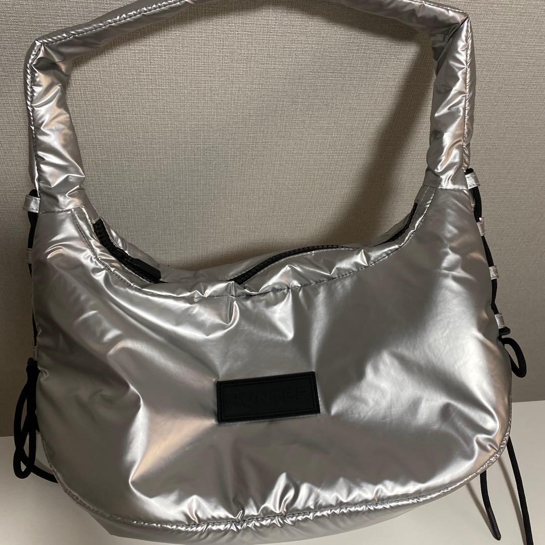 お値下げーHUNTER シルバーショルダーバッグ