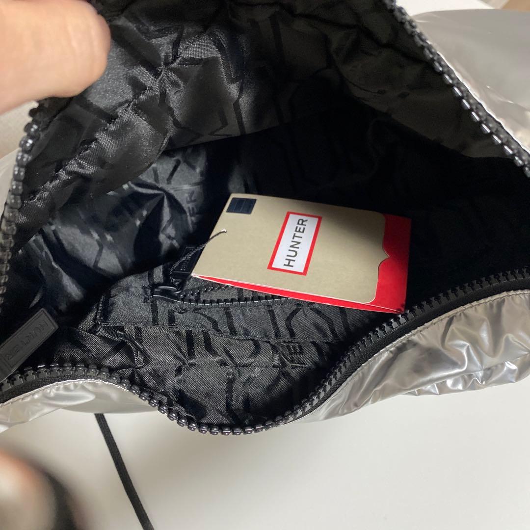 お値下げーHUNTER シルバーショルダーバッグ