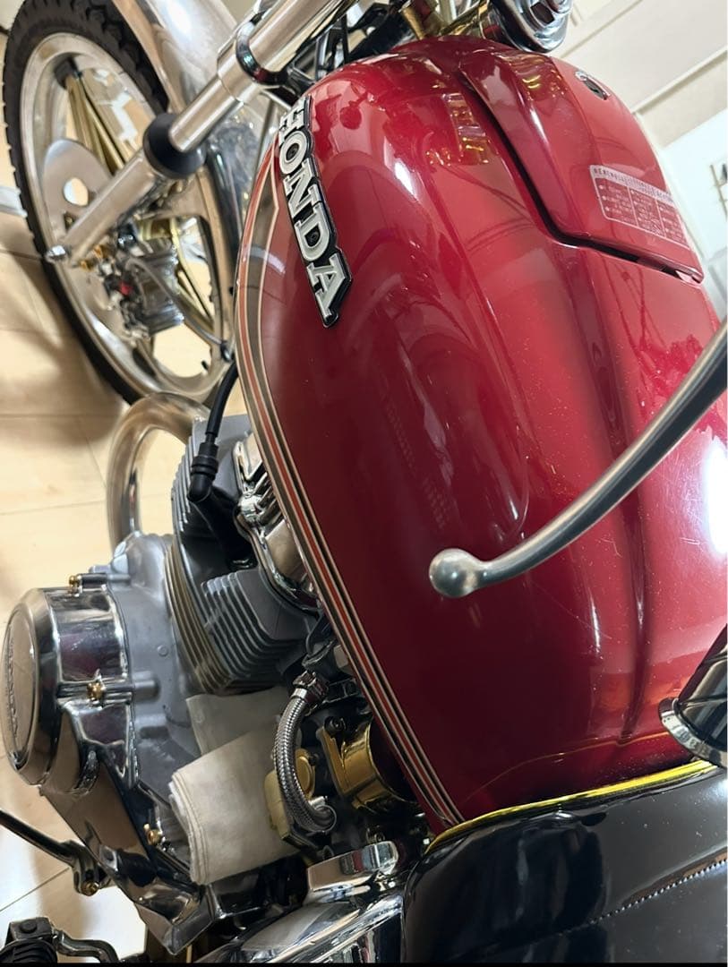 ヤカンタンク　やかん　バブ　cb250t cb400t ホーク2 純正　ラッパ