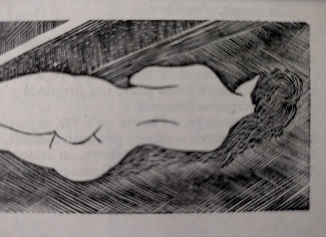 ラスト1点 Dd藤田嗣治のオリジナル木版画　1925年制作