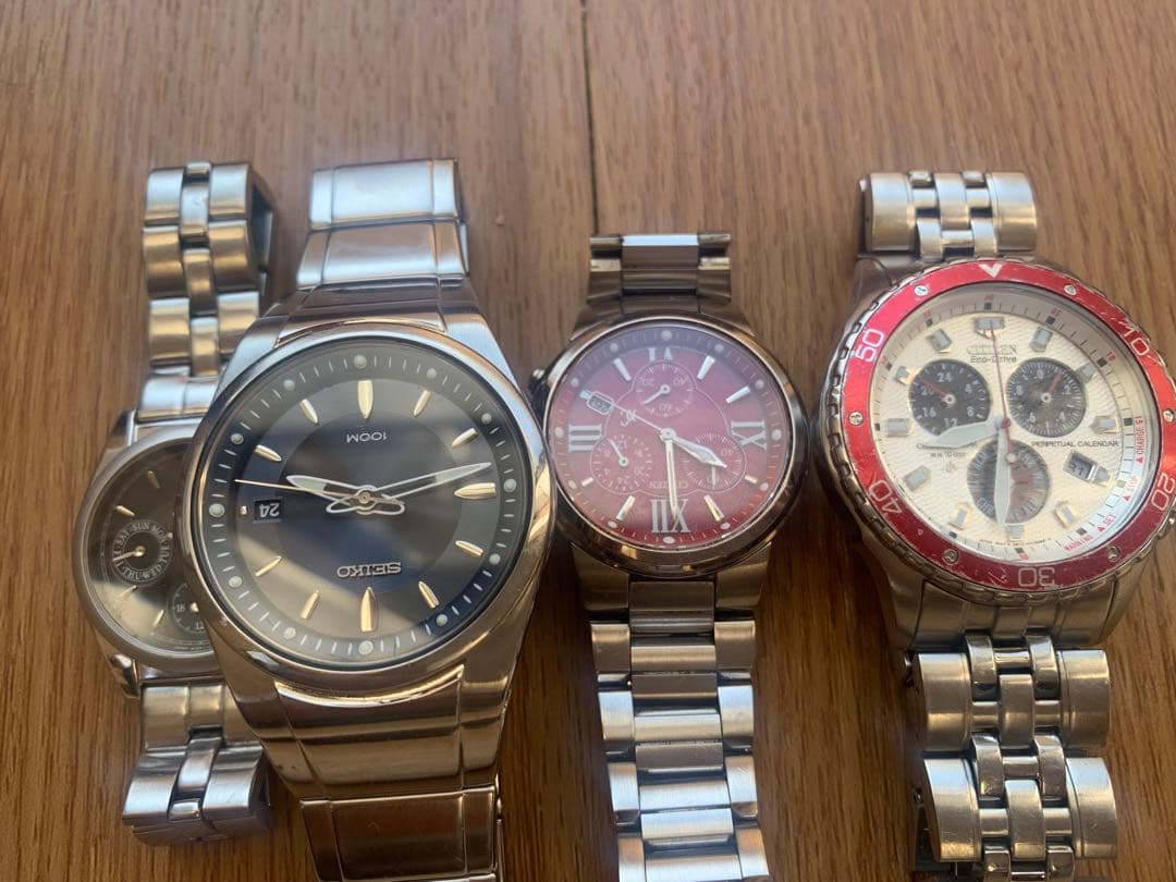 SEIKO CITIZEN CASIO ジャンク腕時計8点セット　値下げOK
