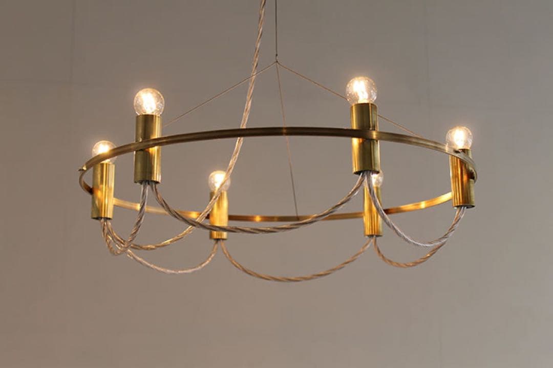 TAiGA Lampタイガランプ●真鍮シャンデリア照明ランプライトゴールド北欧