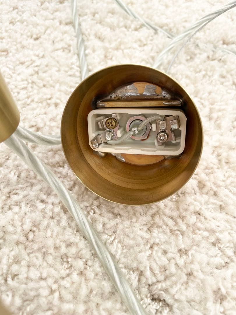 TAiGA Lampタイガランプ●真鍮シャンデリア照明ランプライトゴールド北欧