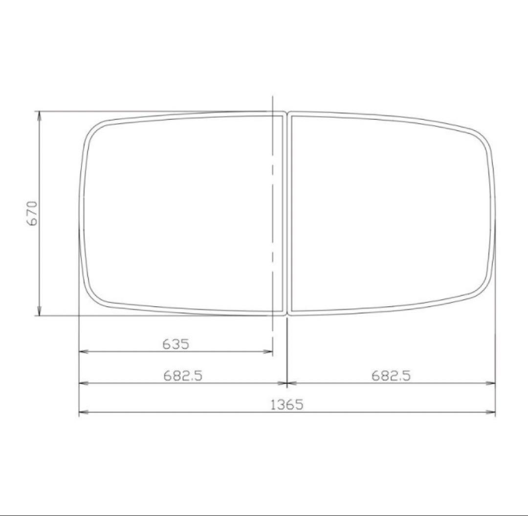 未使用 タカラスタンダード フロフタMT-16W 2枚組670×1365