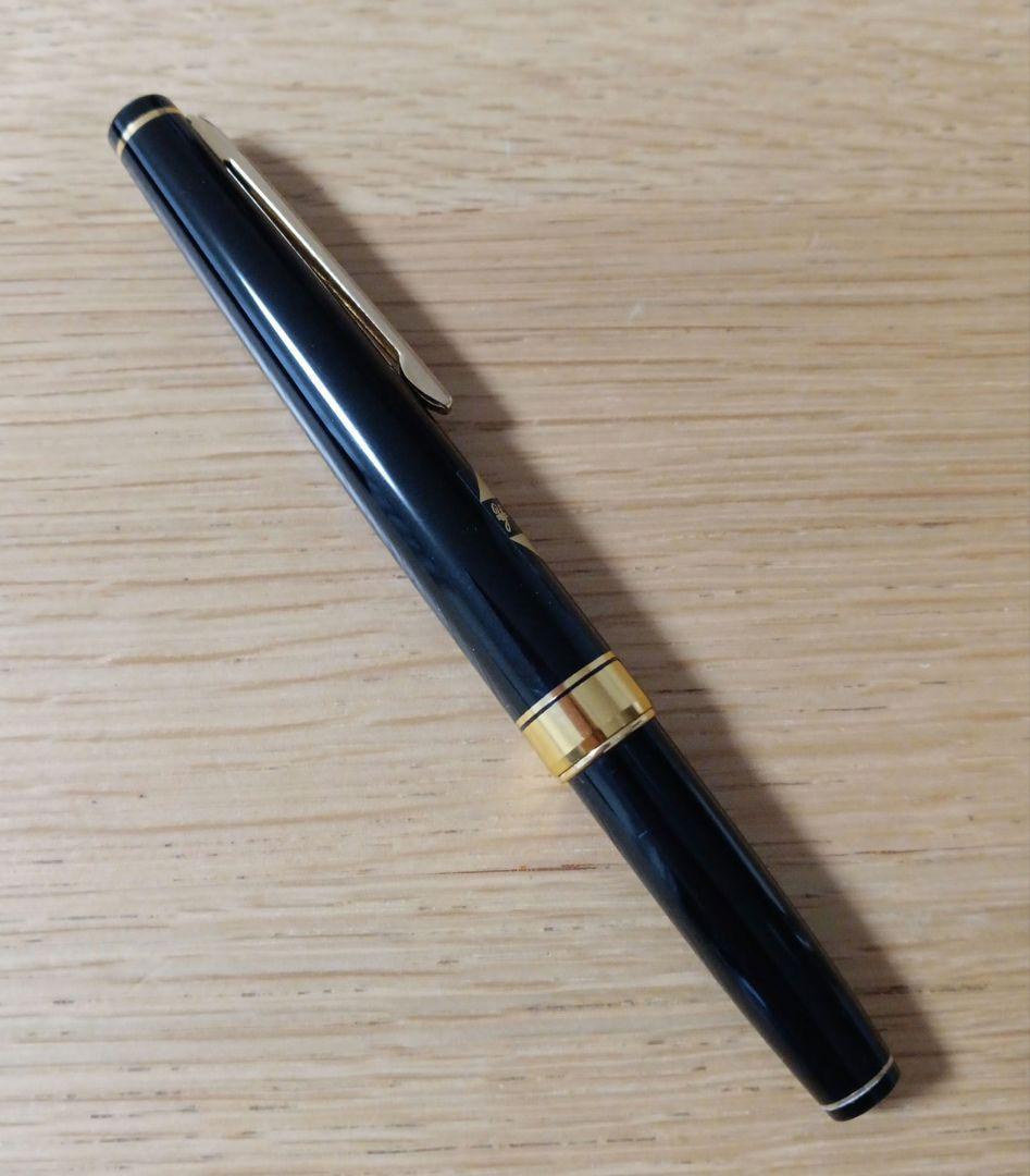 希少　プラチナ万年筆　両面ニブ　特殊ニブ　ショート　黒　中字　PLATINUM