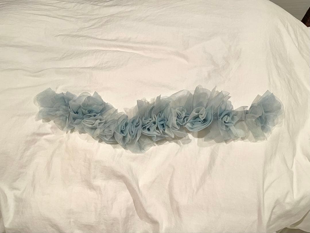 お値下げ中　カラードレス 水色 Aライン 3WAY クリーニング済