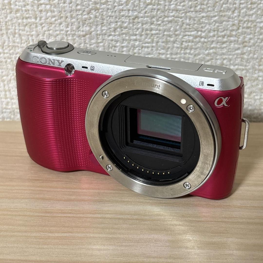 【美品】SONY ミラーレス一眼カメラ α NEX-C3 ズームレンズキット