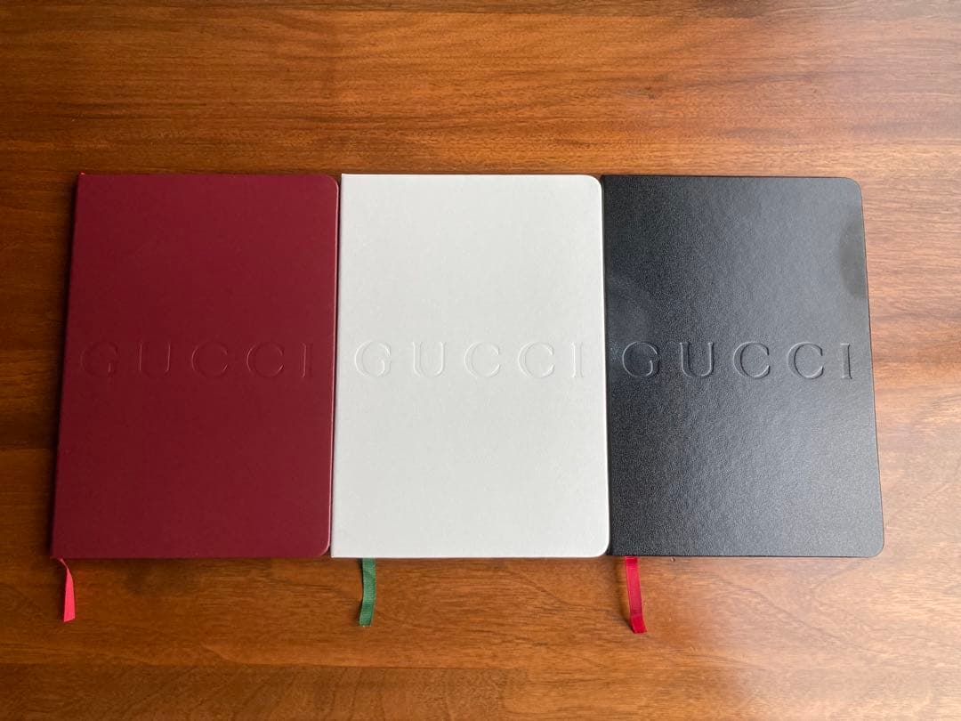 GUCCIのノート3点 ステーショナリー