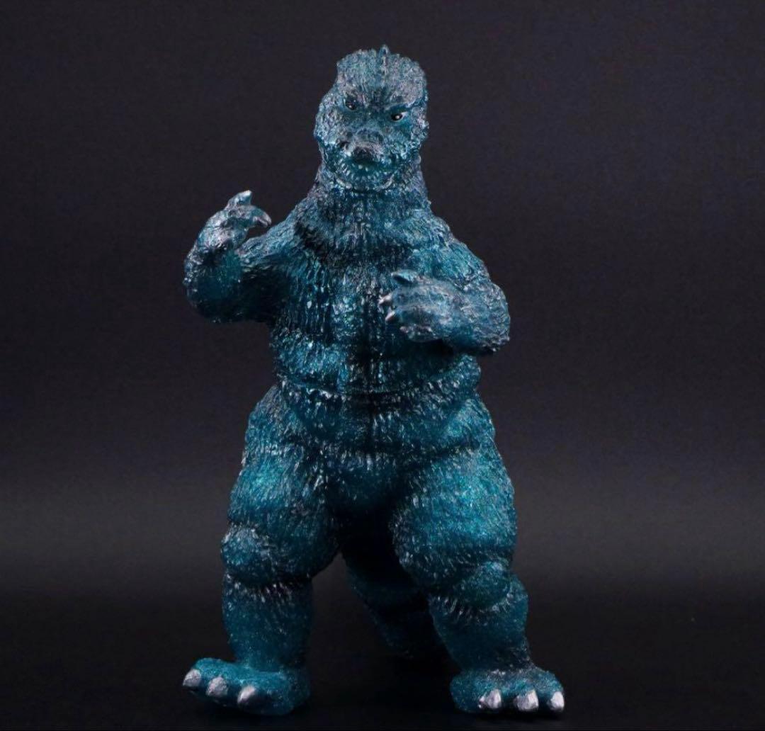 ソフビ　てんつく工芸　ゴジラ(1974) ソフビキット/サファイアブルー