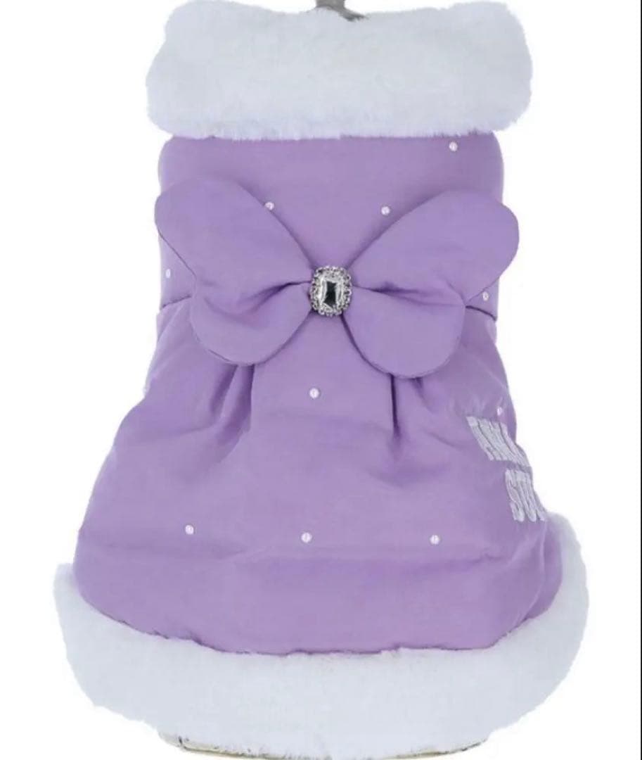 ANNA SUI 犬服　プリンセスリアルダウンコートＬ