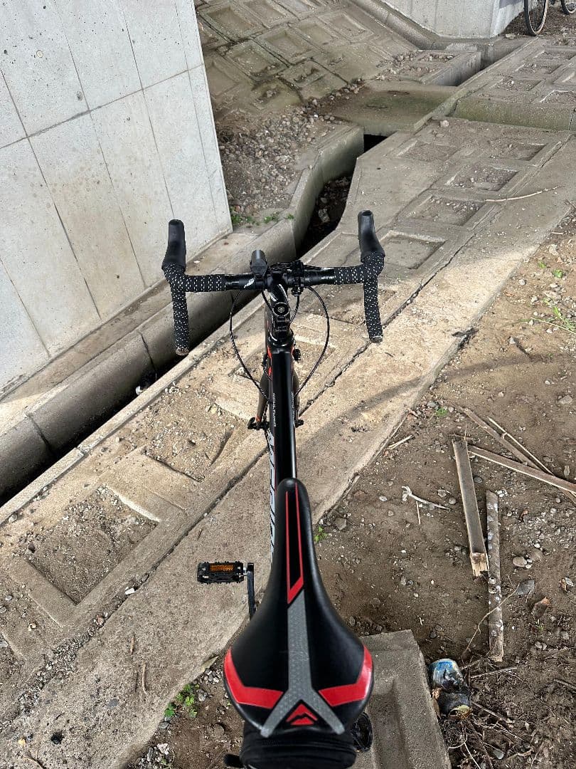 MERIDA ロードバイク ブラック/レッド 700C