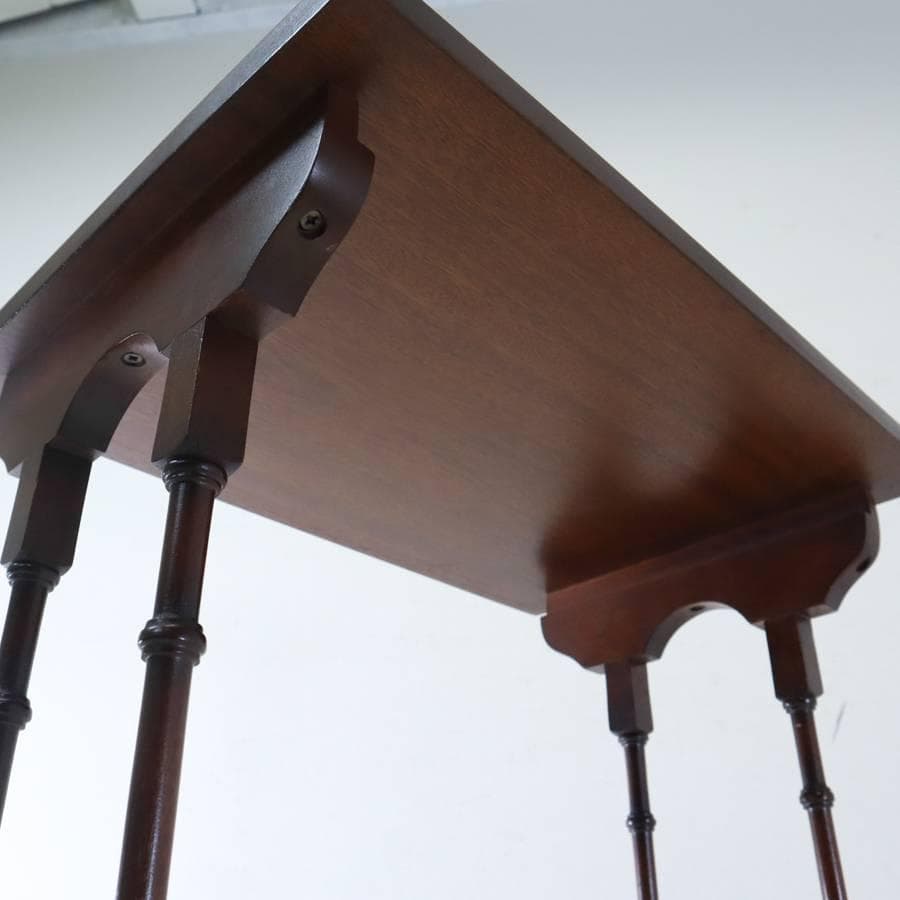 英国アンティーク調 サイドテーブル 花台 飾り台 シノワズリ調 脚部