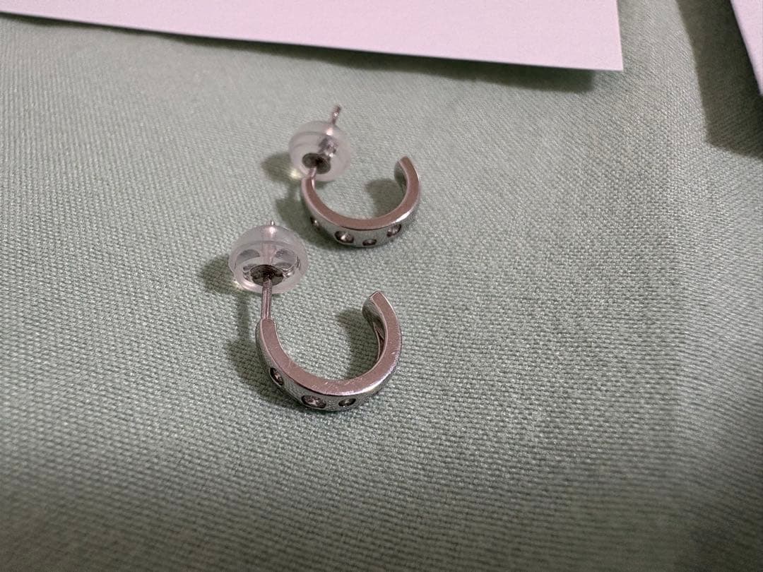 極美品 TSUTSUMI ジュエリーツツミ プラチナダイヤモンドピアス