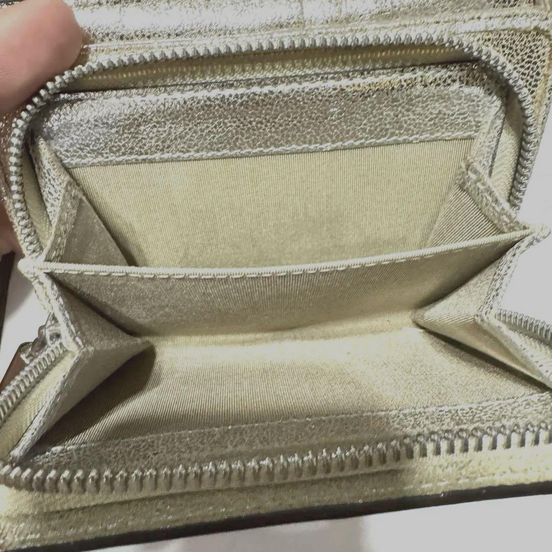 ゆ*ゆ様 【極美品】《正規購入》JIMMY CHOO シルバー ウォレット