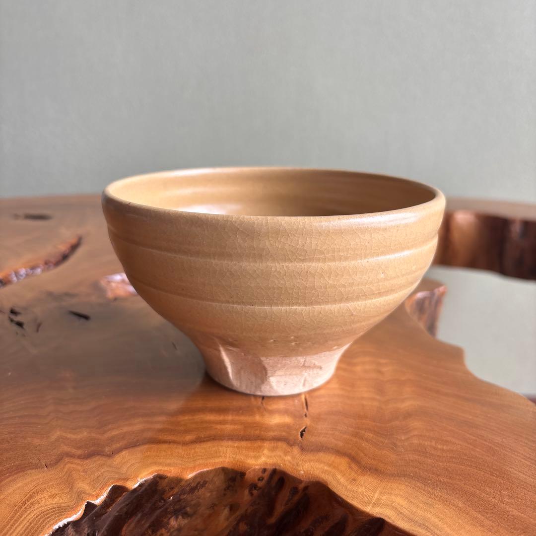 京焼 清和窯 原賢次(祥雲) 「八代将軍吉宗公 唐津桑原写」抹茶碗 茶道具 共箱