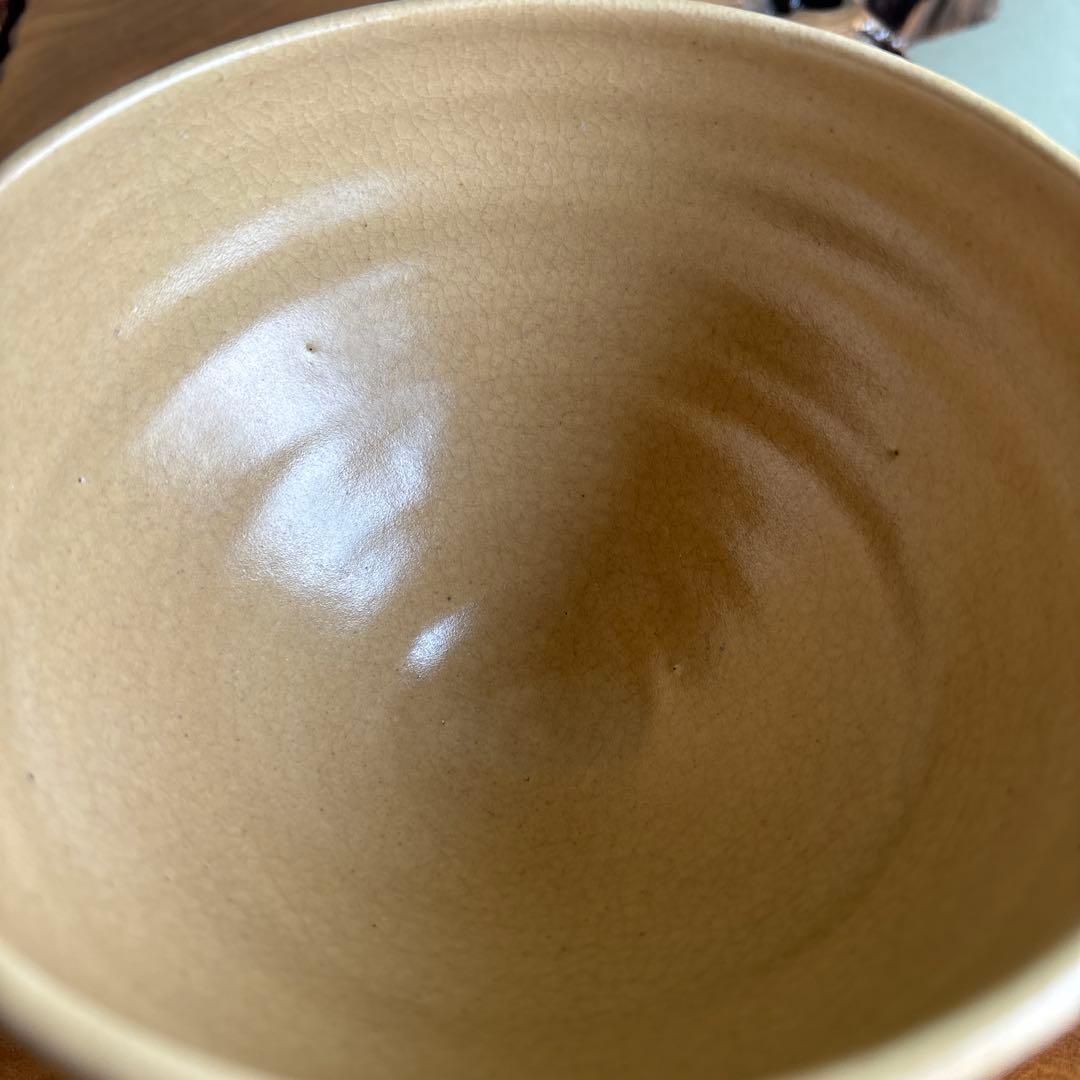 京焼 清和窯 原賢次(祥雲) 「八代将軍吉宗公 唐津桑原写」抹茶碗 茶道具 共箱