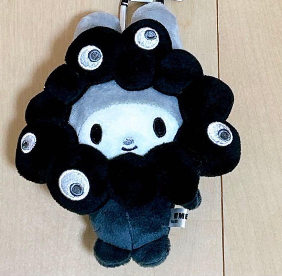 ぬいぐるみ グレー・黒 約20cm