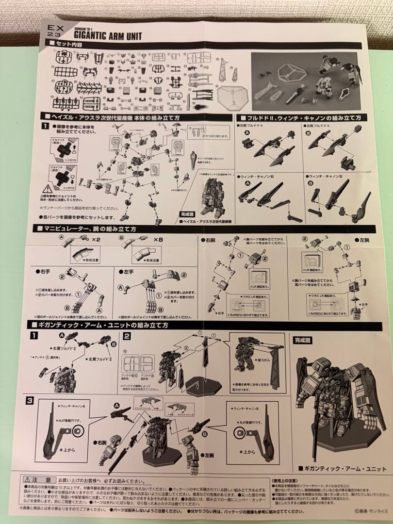モビルスーツアンサンブルEX23 ギガンティックアームユニット装備セット